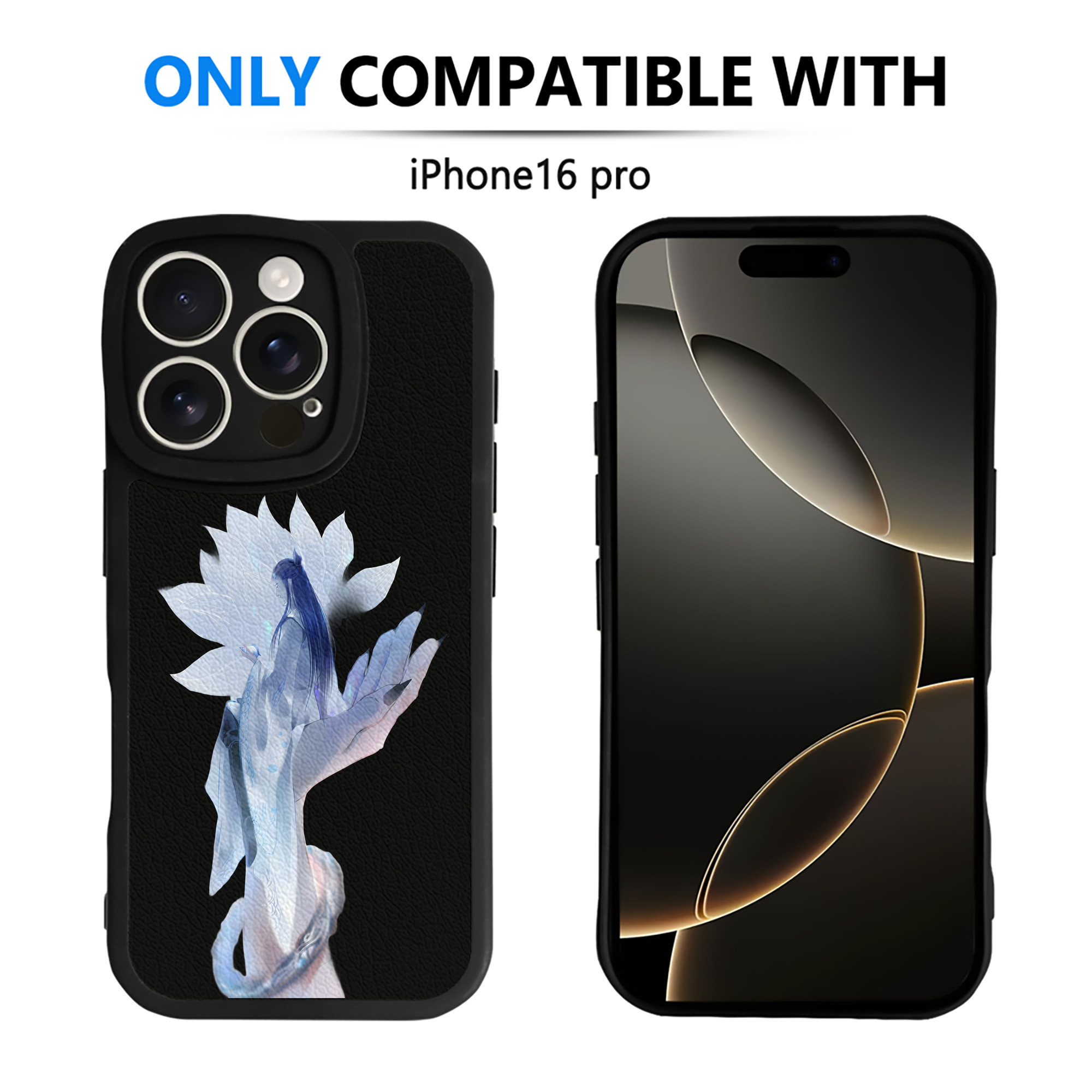 （画像用） Ne Zha 2 ナタ 魔童の大暴れ 【iPhone 16シリーズ対応】シリコンスマホケース（レザー調） 材質：シリコン
